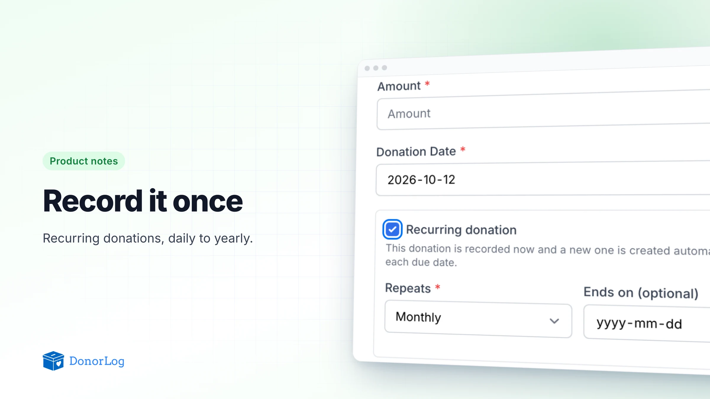 Your monthly donors shouldn't mean monthly data entry